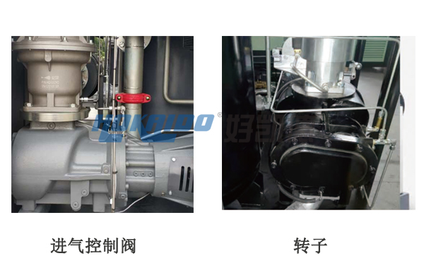 進氣控製閥咊轉子